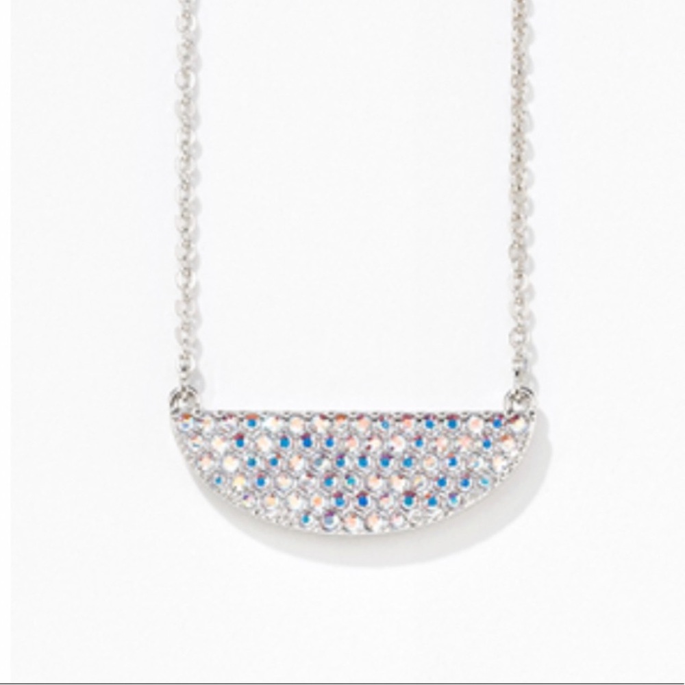 Touchstone Crystal Shine Everyday Necklace CAB 1340N